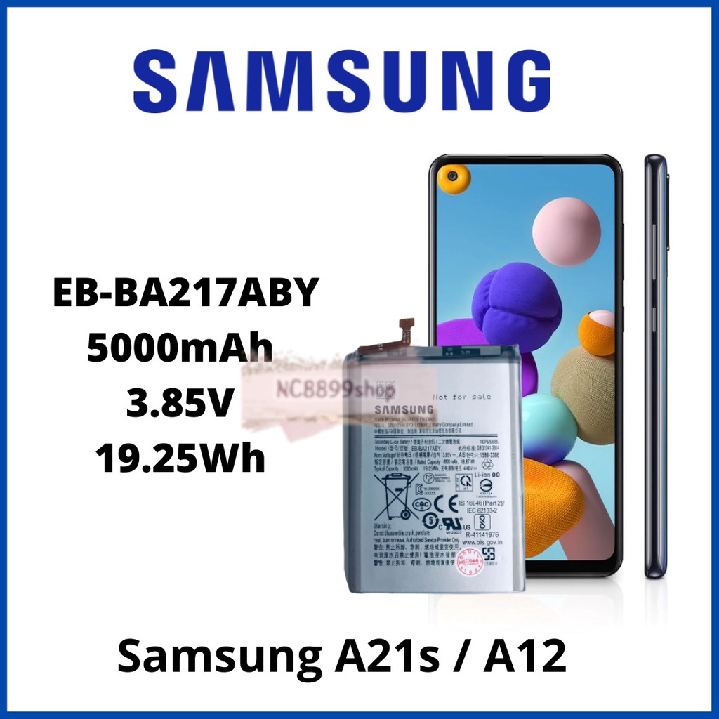 (NC) Batre Battery Baterai Original Samsung Galaxy A12 / A21S / A02 / M12 / M02 EB-BA217ABY