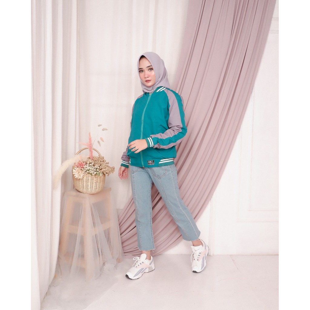 SKJ TOSCA |ManNeedMe x AMZ| Jaket Pria Bomber Jaket Parasut Unisex 2 in 1 ORIGINAL