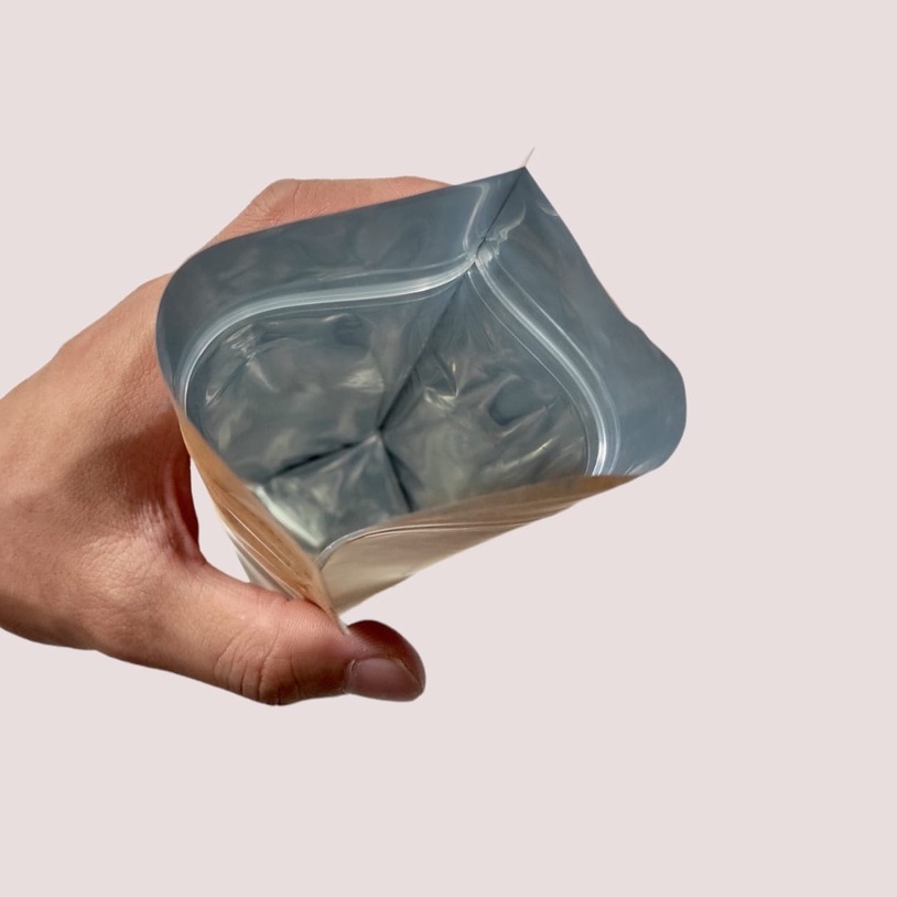 Kemasan Standing Pouch Craft Paper Ziplock ukuran 13X21 cm OPP MATTE