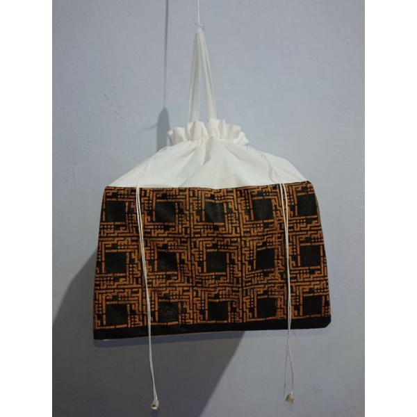 [1 LUSIN 12 PCS]TAS HAJATAN SERUT MOTIF,TAS BERKAT MURAH,TAS HAJAT 22×22