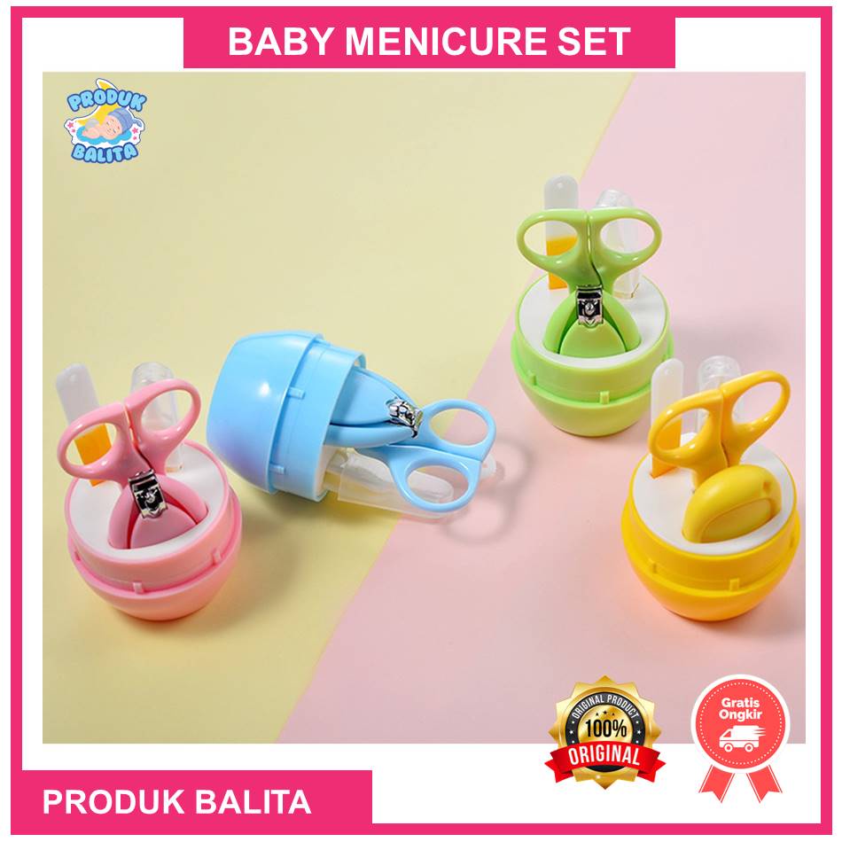 Set Menicure Bayi 4in1 Gunting Kuku Bayi Nail clippers baby