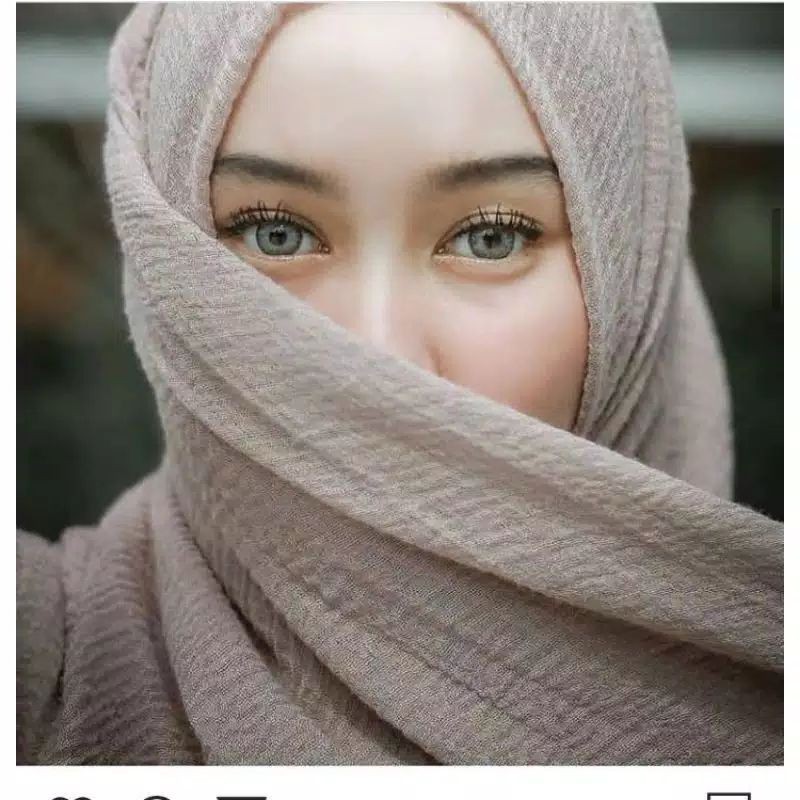 Pashmina crinkle cotton hijab pashmina kusut By:AZARA