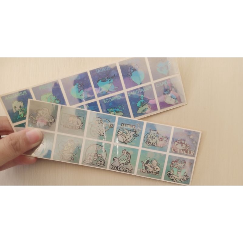 

Stiker Hologram Zodiak - Zodiac Hologram Sticker