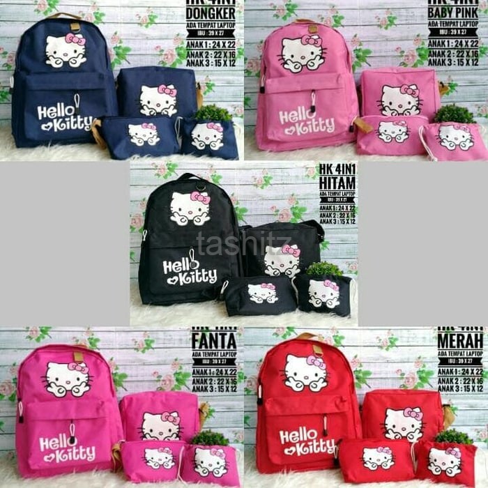 Tas Beranak 4in1 / Tas Cewek Wanita Ransel Beranak 4in1 I See