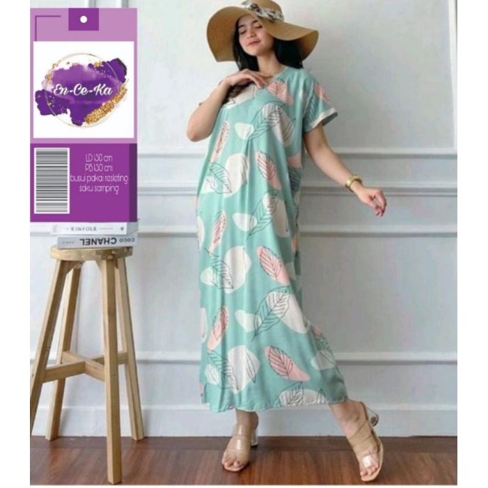 Daster homedress panjang jumbo / daster viral / daster jumbo/ daster panjang