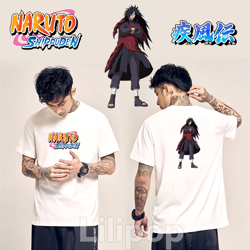 Kaos Tshirt  Pria Naruto Boruto Baju Distro Basic Lengan Pendek Cowok Kasual Lilipop