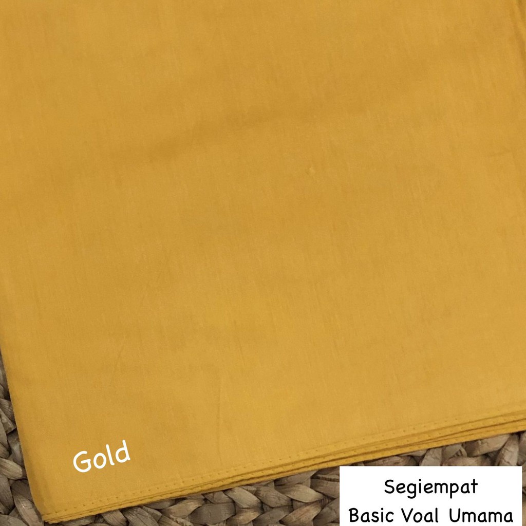 Godiva96 - UMAMA BASIC VOAL HIJAB / JILBAB MEDAN PART 1-U.BV. Gold
