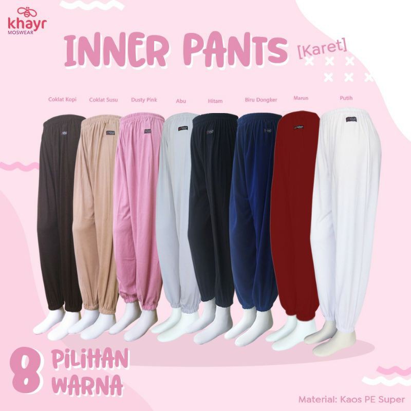 INNER PANTS KARET BY KHAYR MOSWEAR