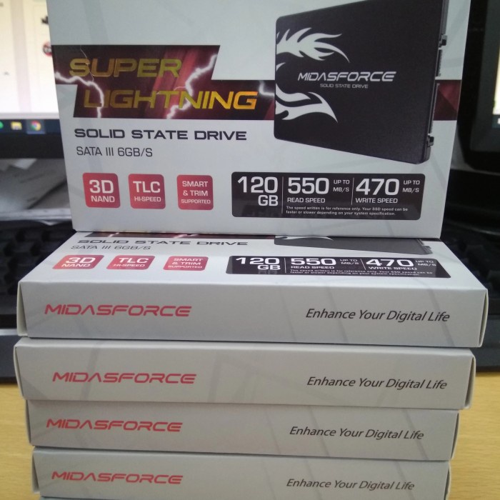 SSD Midasforce 120GB Midas Force SSD Sata 3