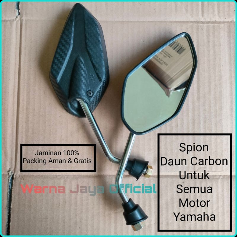 SPION CARBON UNTUK SEMUA MOTOR YAMAHA Kaca Spion Standar Motor Semua Yamaha Mio Sporty Z M3 S Soul G