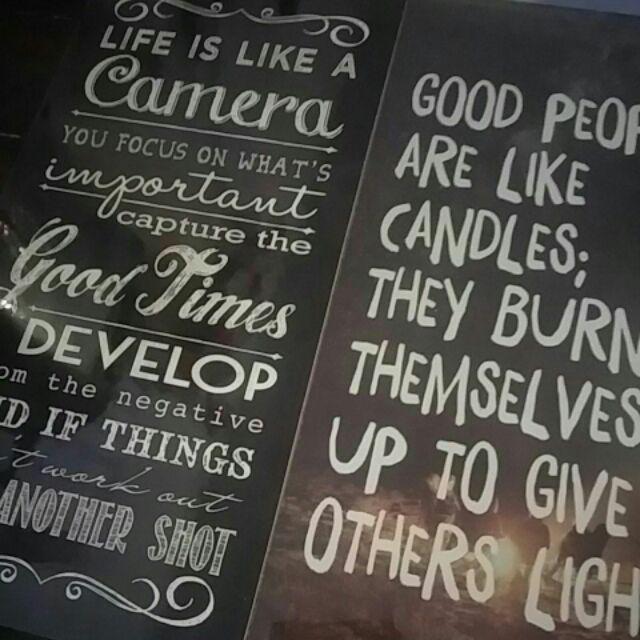 Hiasan Dinding Kata Poster Kayu Quotes Cafe Vintage Wall Decor Ruangan Dekorasi Rumah Quotes Mk54