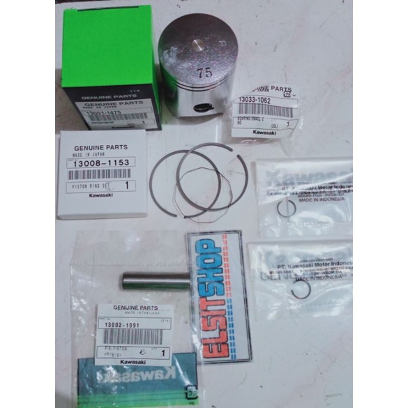 PISTON SET NINJA150R RR B75