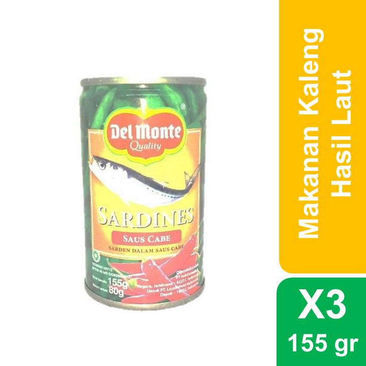 

Delmonte Sarden Kaleng Saus Cabe 3 x 155 gr