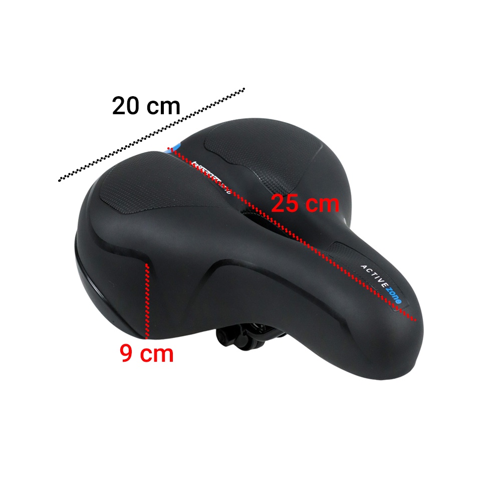 TaffSPORT Sadel Sepeda Bike Saddle Leather Model Absorber Ball - ZF10PACKAGE CONTENTS