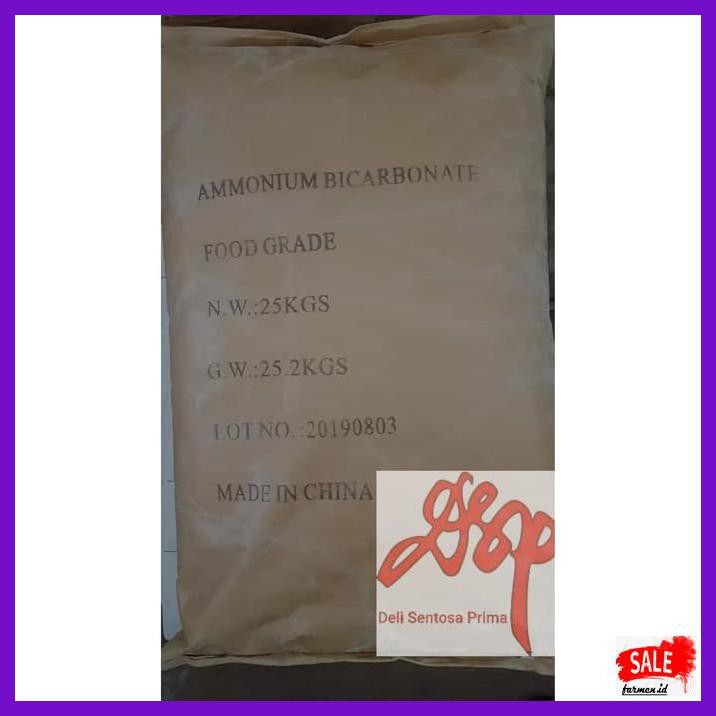 

DERPOWBAKING- AMMONIUM BICARBONATE / AMONIAK KUE EX. RRT PENGEMBANG & PENGGARING 1KG -ASLIII.