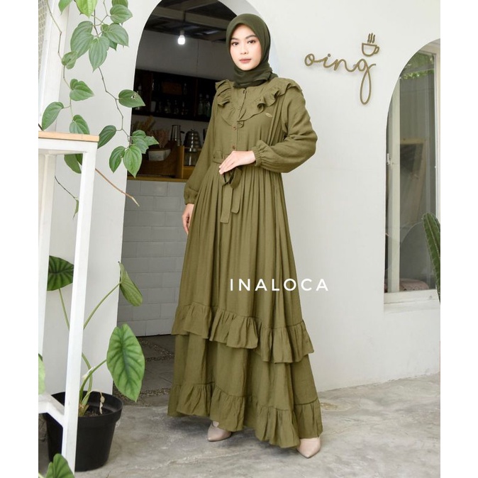 Handa Dress by Inaloca - gamis termurah