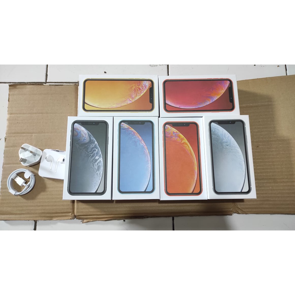 DUS/BOX/KOTAK OEM IPHONE XR FULLSET AKSESORIS/ACC MURAH FREE IMEI