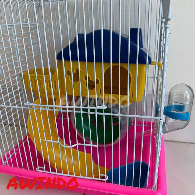 RUMAH KANDANG HEWAN TERNAK HAMSTER TIKUS KELINCI BINATANG ANIMAL CAGE BESI IMPORT ORIGINAL 12