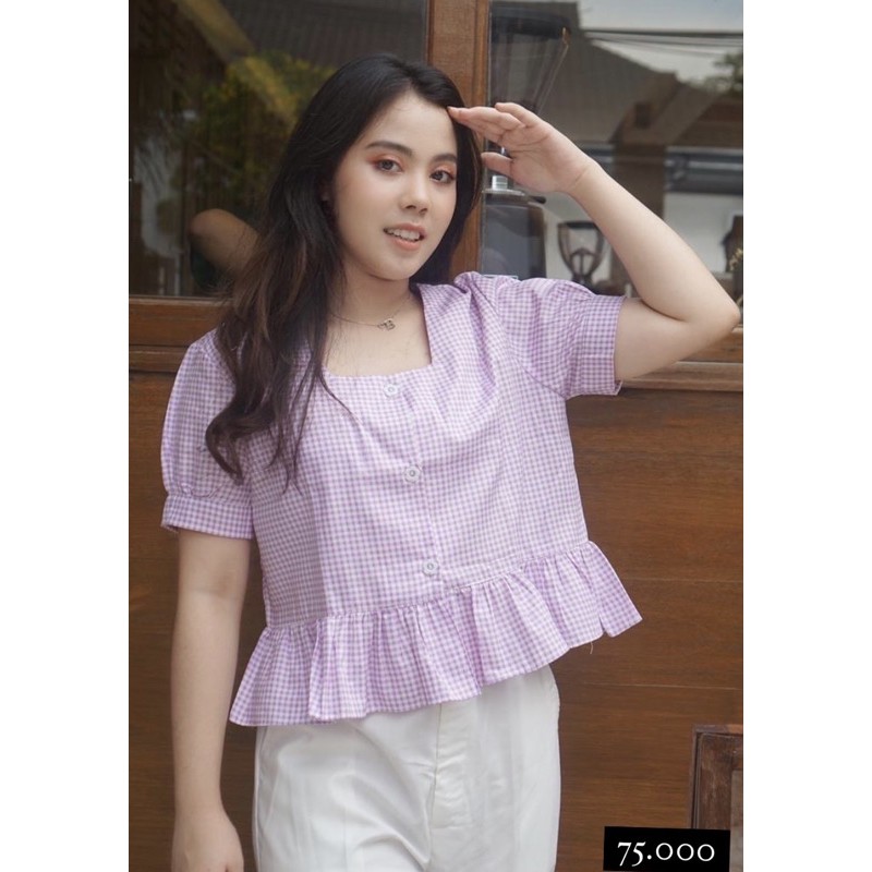 Sooya top / atasan wanita / atasan korea / fashion korea murah