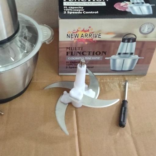 Meat Grinder Stainless 2 Lt - Blender Capsule Cutter - Gilingan Daging
