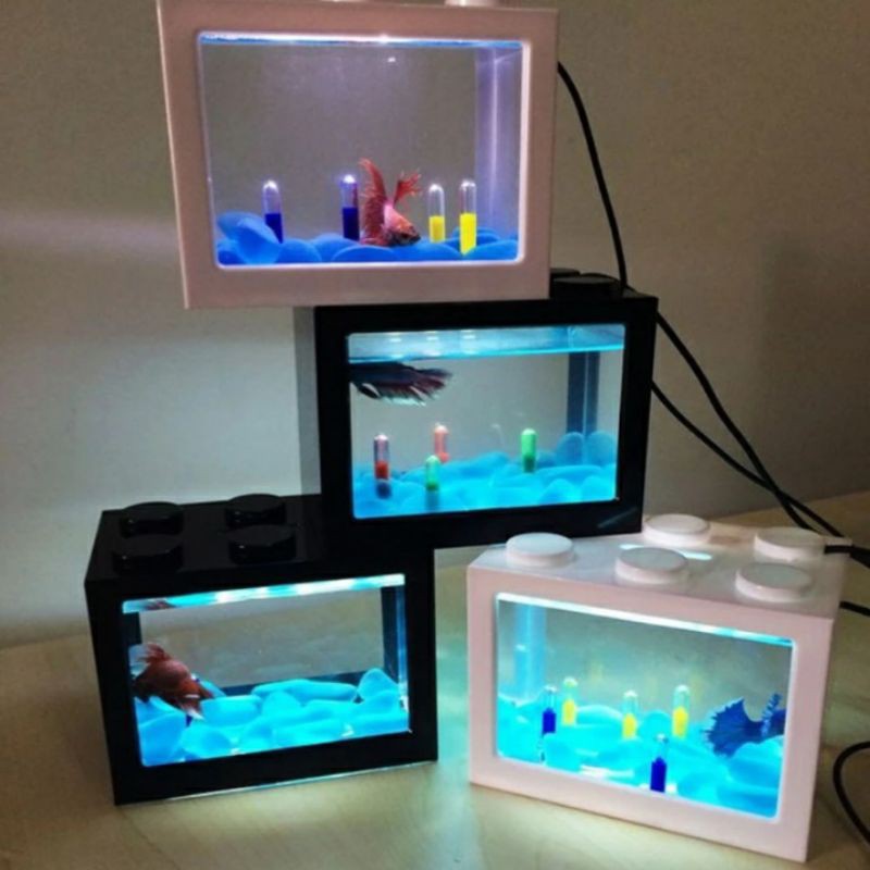 FN Aquarium Cupang / Aquarium Mini / Aquarium Lego / Aquarium ikan cupang