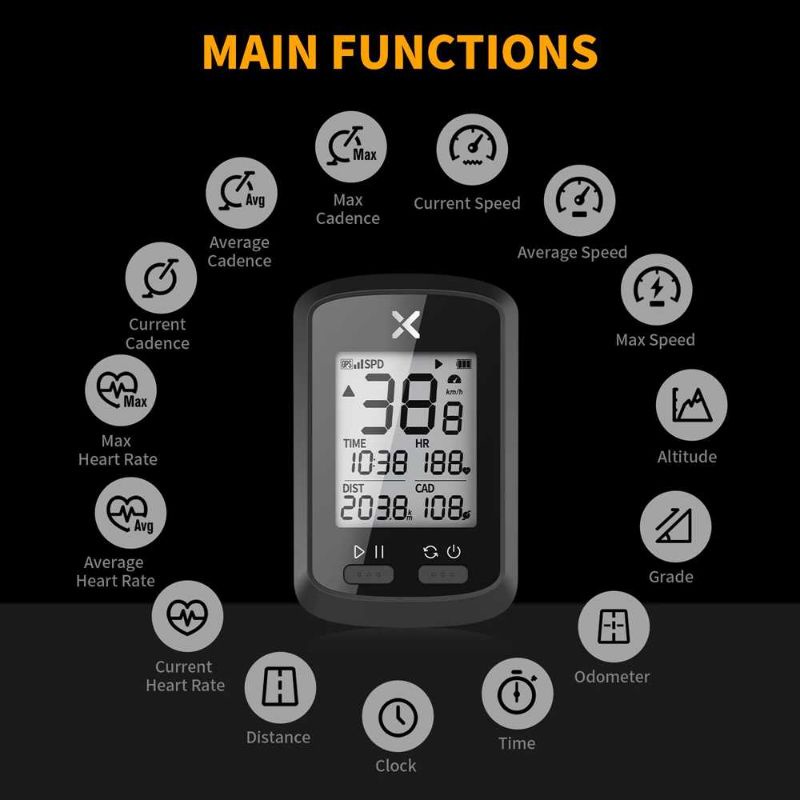 XOSS G Speedometer Sepeda Dual Sensor Bluetooth Garmin Bryton