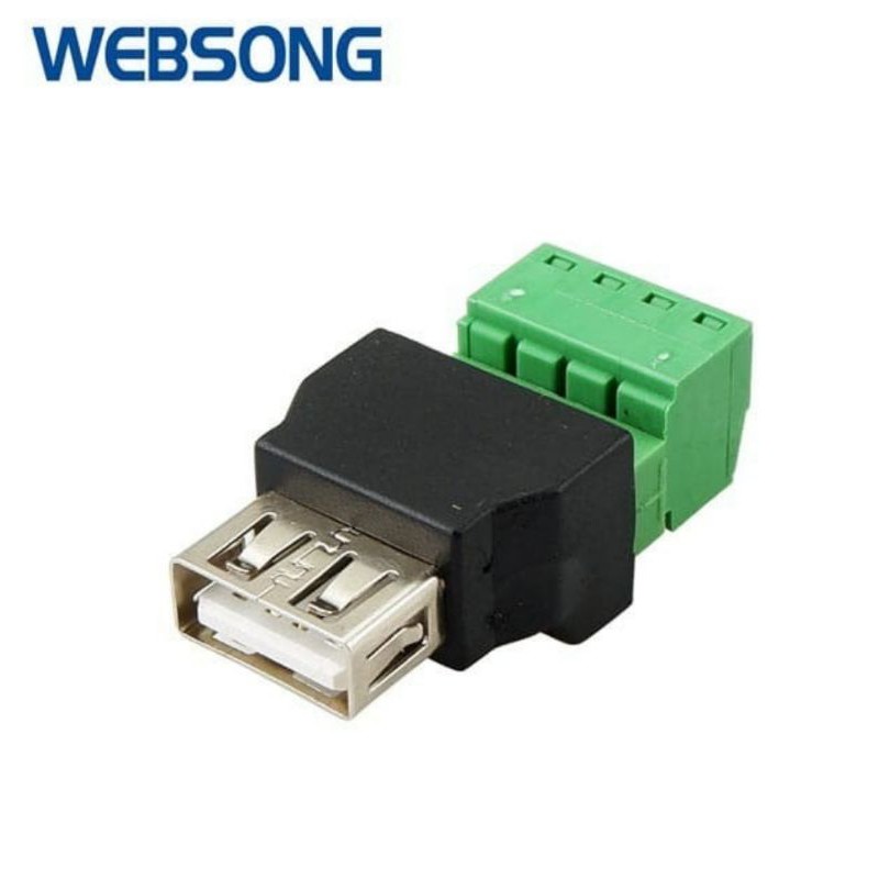 Connector PCB Terminal USB Female Websong