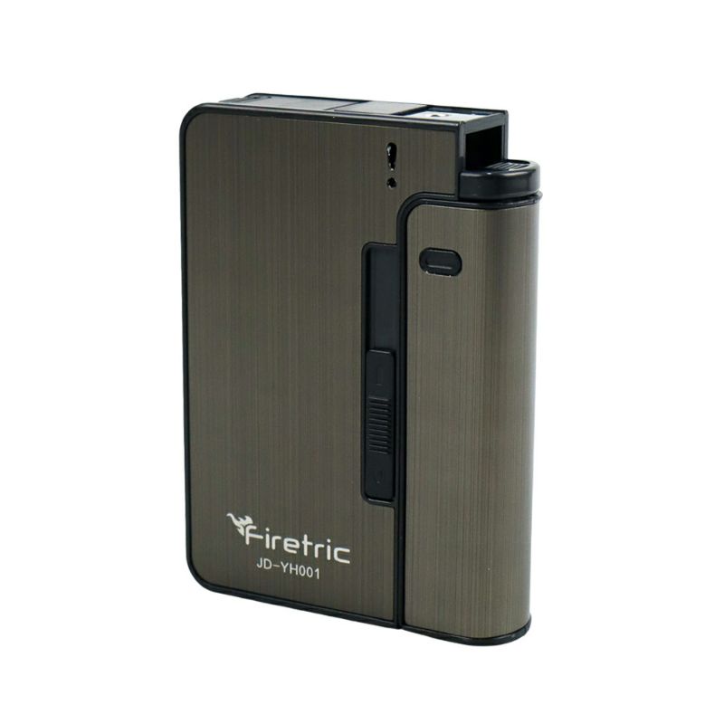 Firetric Kotak Rokok Fashion Bungkus Case with Lighter Korek Api Slot - JD-YH001