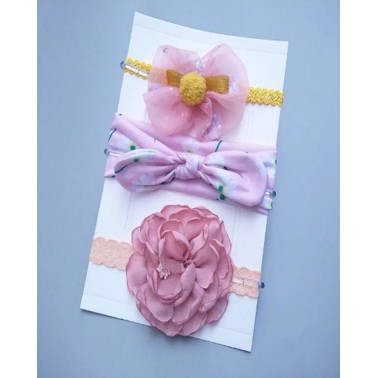 [1KG 15PCS] ❤ LBS  ❤ Set Bandana Bayi Dengan Model Ikatan Pita Bervariasi Box-B.14