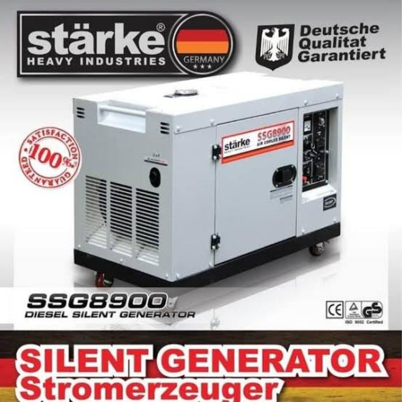 Genset Silent Diesel 5000 Watt Starke SSG 8900