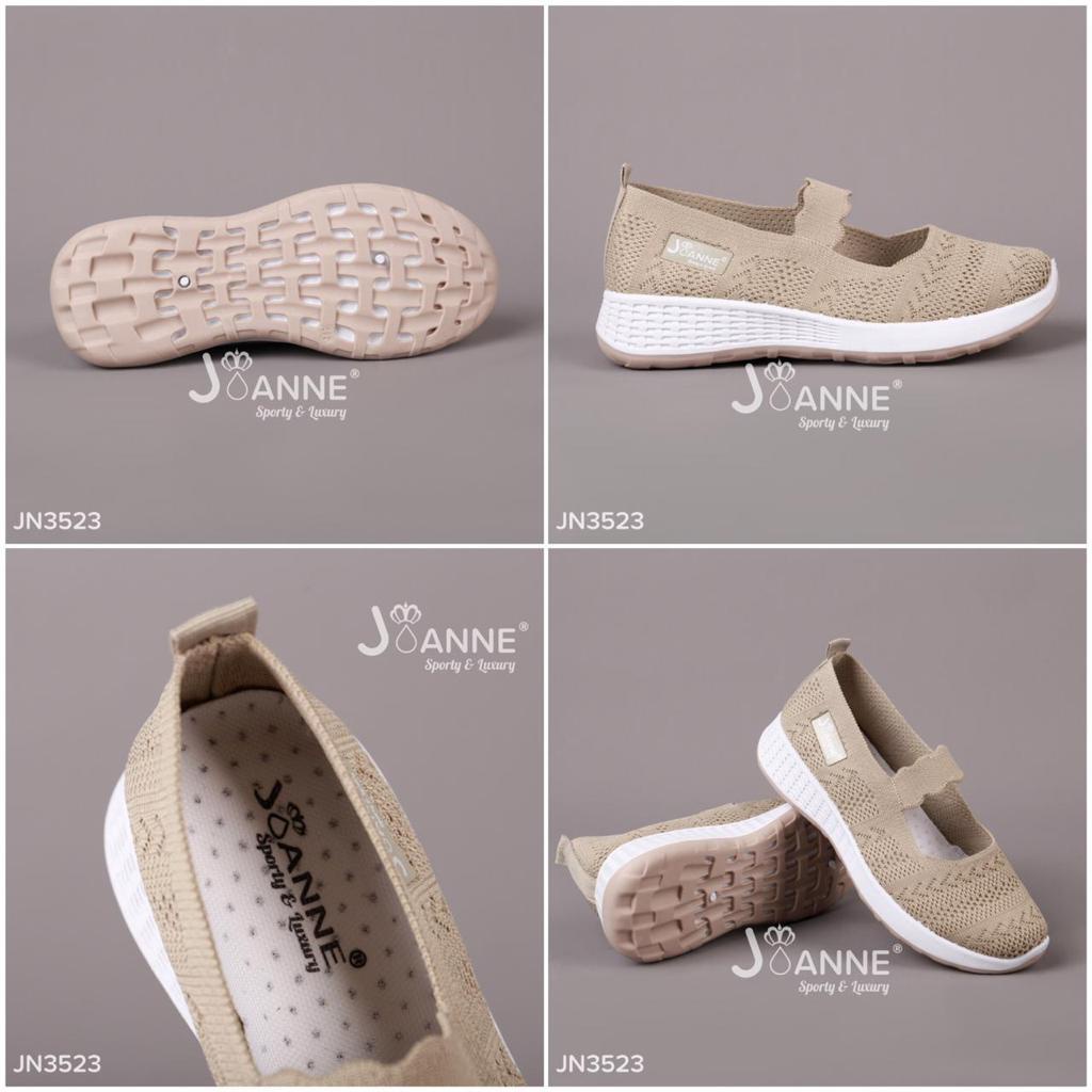 JOANNE SEPATU WANITA FLYKNIT FLATS SHOES #JN3523 ORIGINAL