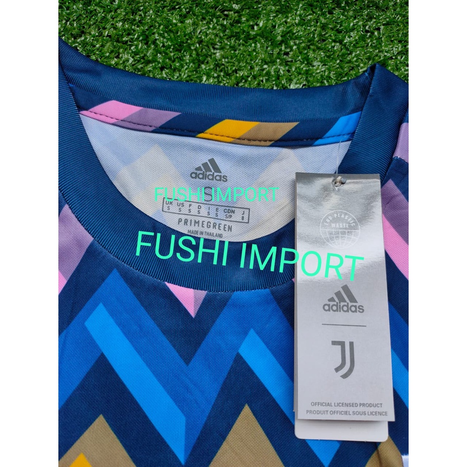 Jersey Baju Bola Juventus Training ZigZag 2022 2023 Grade Ori