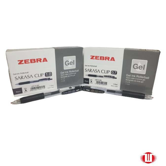 

Bolpen ZEBRA SARASA Gel 0.7 - 1.0 (Lusin) - 0.7 ---Terbaru---