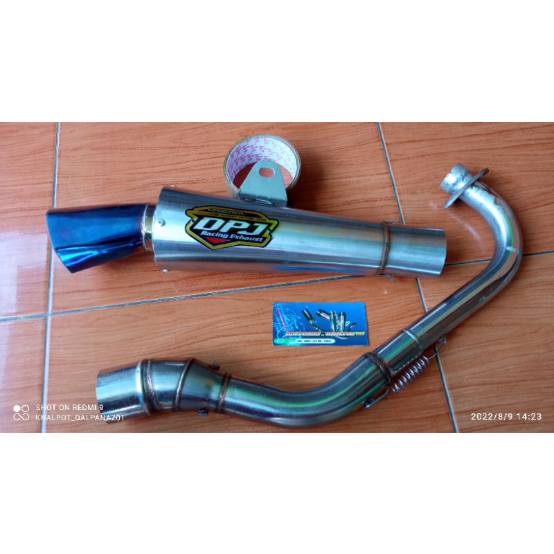 Knalpot Dpj segi enam Beat fi Beat Karbu Mio sporty