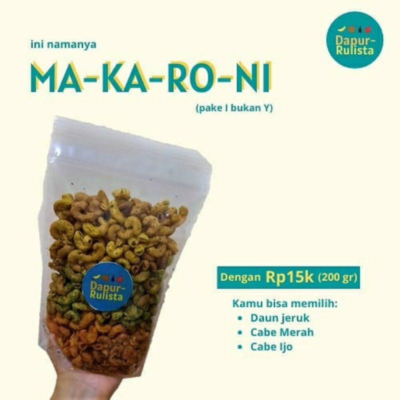 

Ma-ka-ro-ni ! MAKARONI