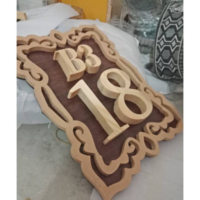 Papan Nomor Rumah Cantik Shopee Indonesia