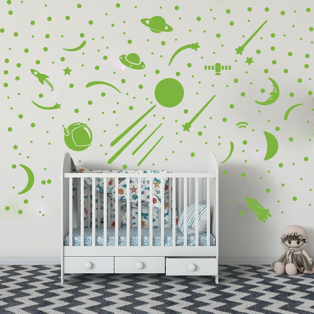 Solighter Glow In The Dark Ruang Poster Neon Kamar Tidur Anak Luminous Decal