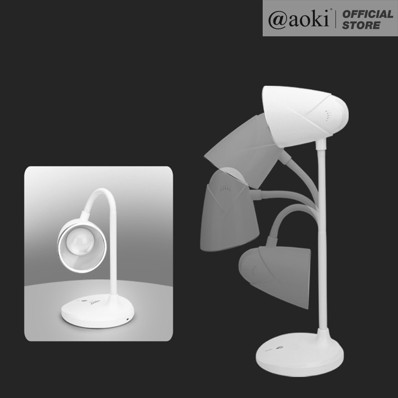 COD LAMPU MEJA BELAJAR TORCH DIMMER FLEKSIBEL AOKI AK 6046//LAMPU BELAJAR AOKI AK-6046