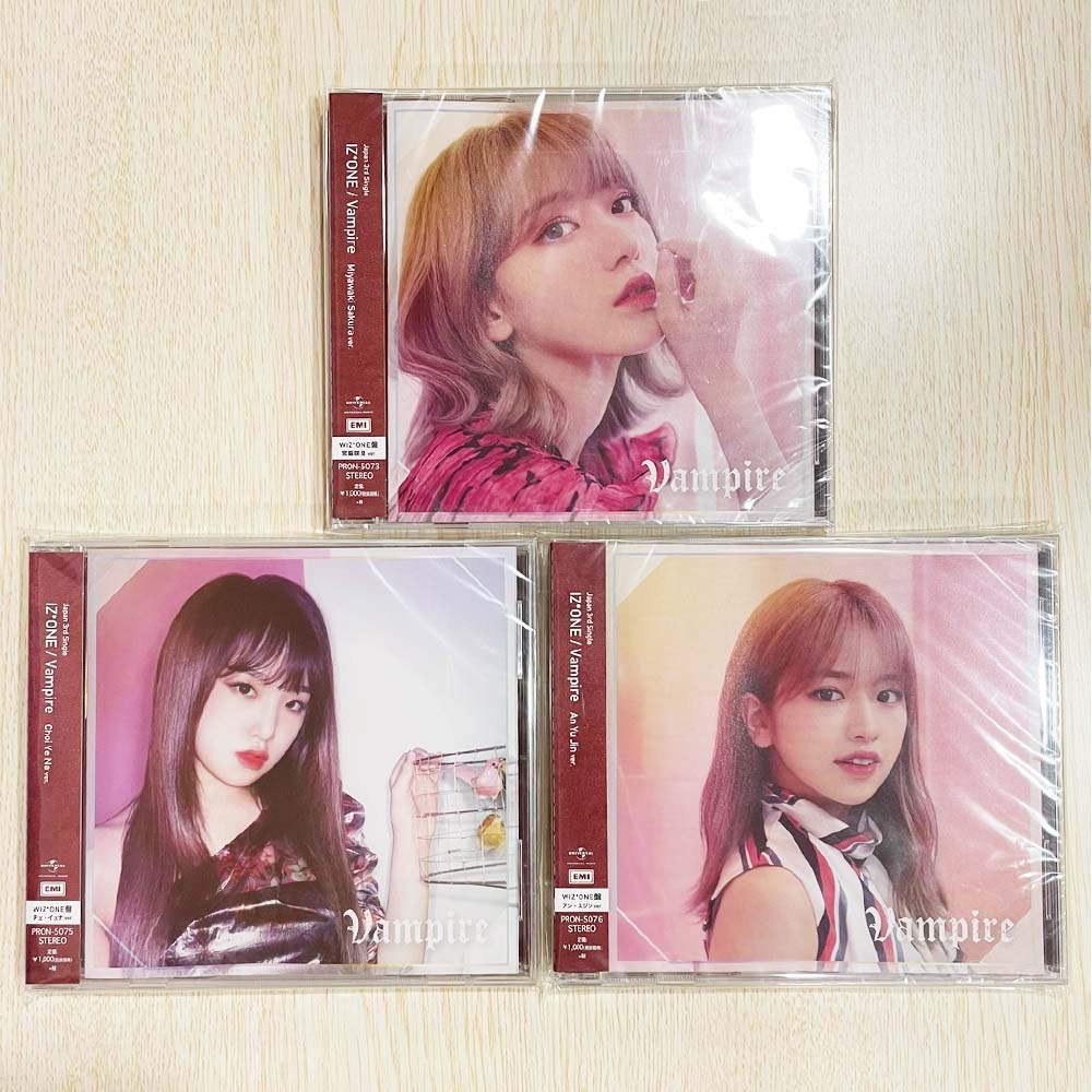(READY) IZ*ONE - Vampire FIRST PRESS +OFFICIAL PHOTO