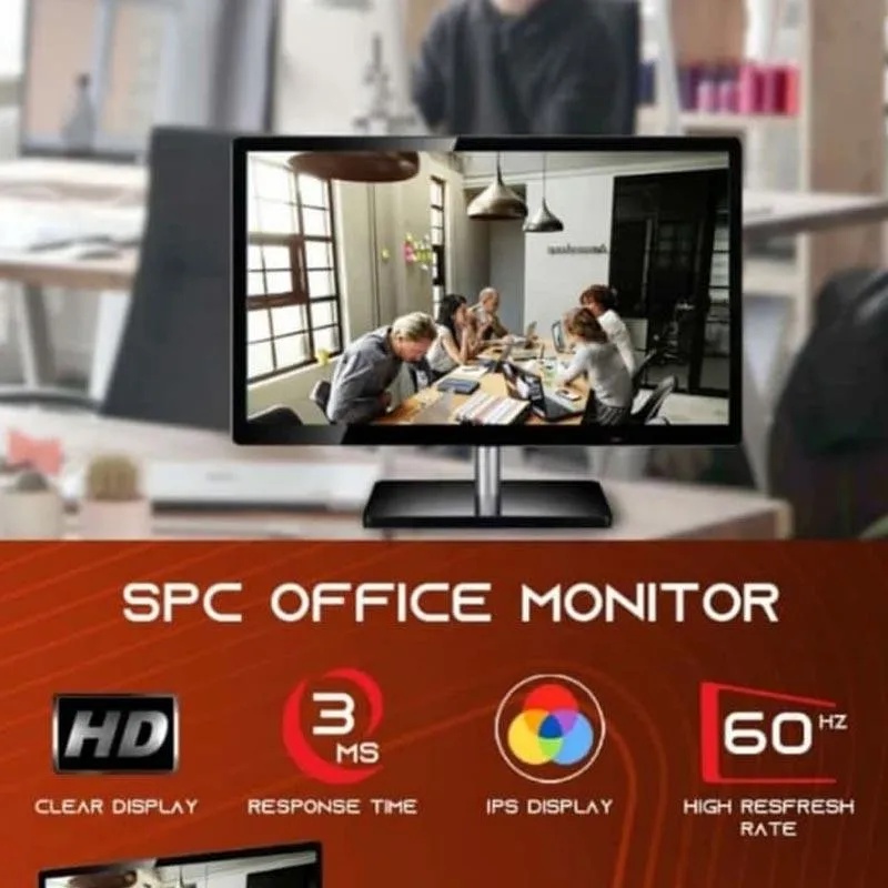 Monitor LED SPC SM-19HD 19 Inch VGA HDMI Garansi Resmi