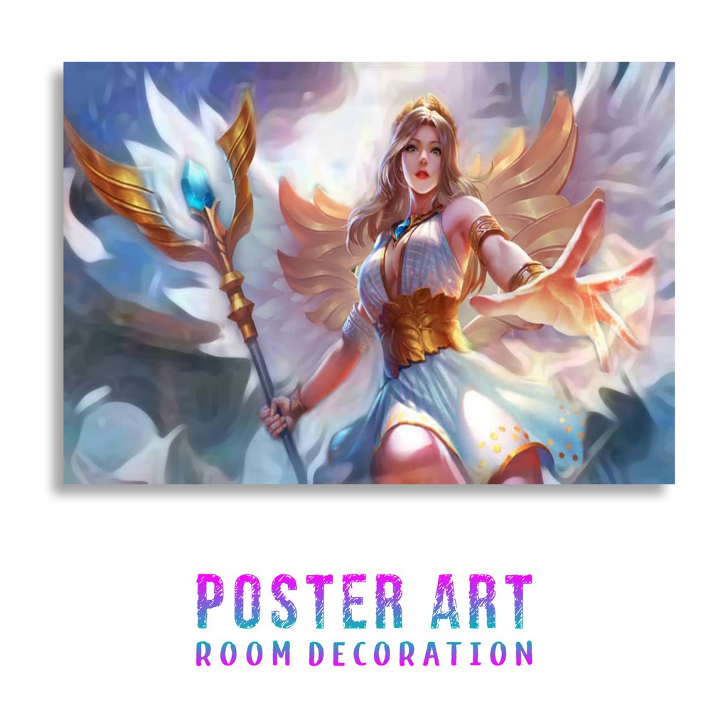 Poster Mobile Legends Rafaela Wings Of Holiness Rework Shopee