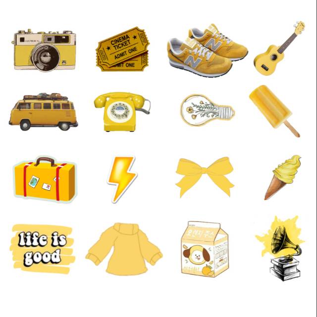 

Stiker Tumblr Kuning | Hiasan Laptop | Hiasan Handphone
