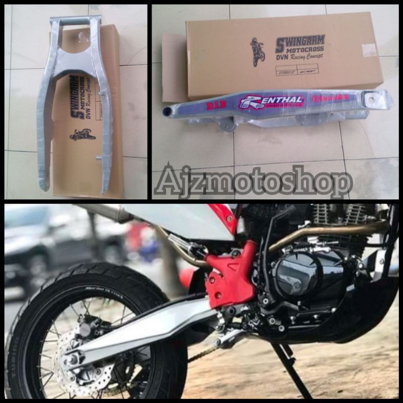 Swing arm KLX 150 CRF 150 model KTM lislas panjang 66cm