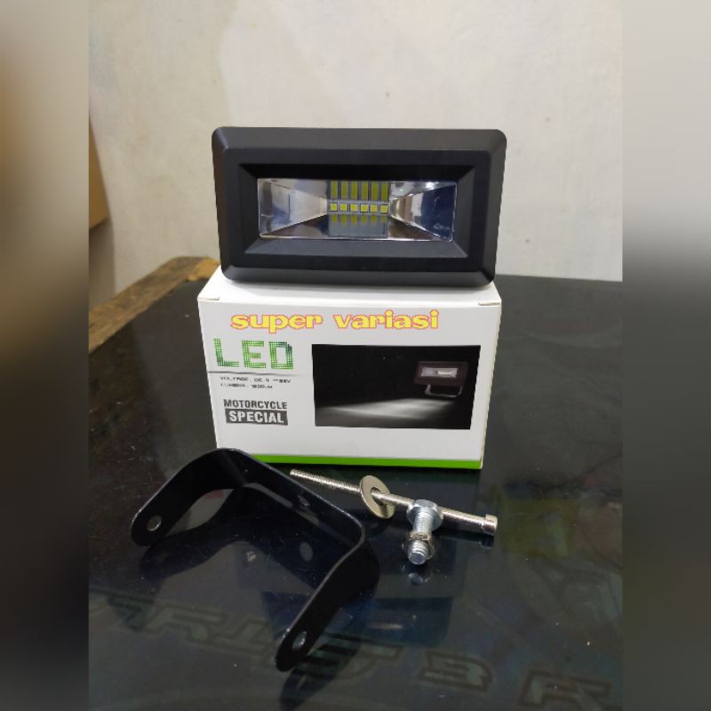 LAMPU SOROT 6 TITIK STROBO LAMPU TEMBAK 6 LED 12 WATT 4356 STROBO MOTOR MOBIL