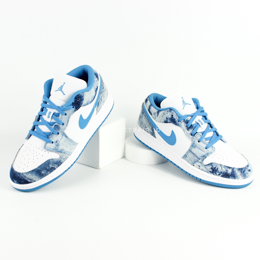 Air Jordan 1 Low Washed Denim GS 100% Original BNIB