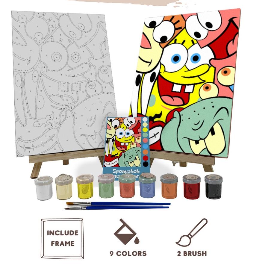 

Terbaru! Paint By Number Kit Spongebob Squarepants - Cocoart.id I Kanvas 30 x 20 cm ~