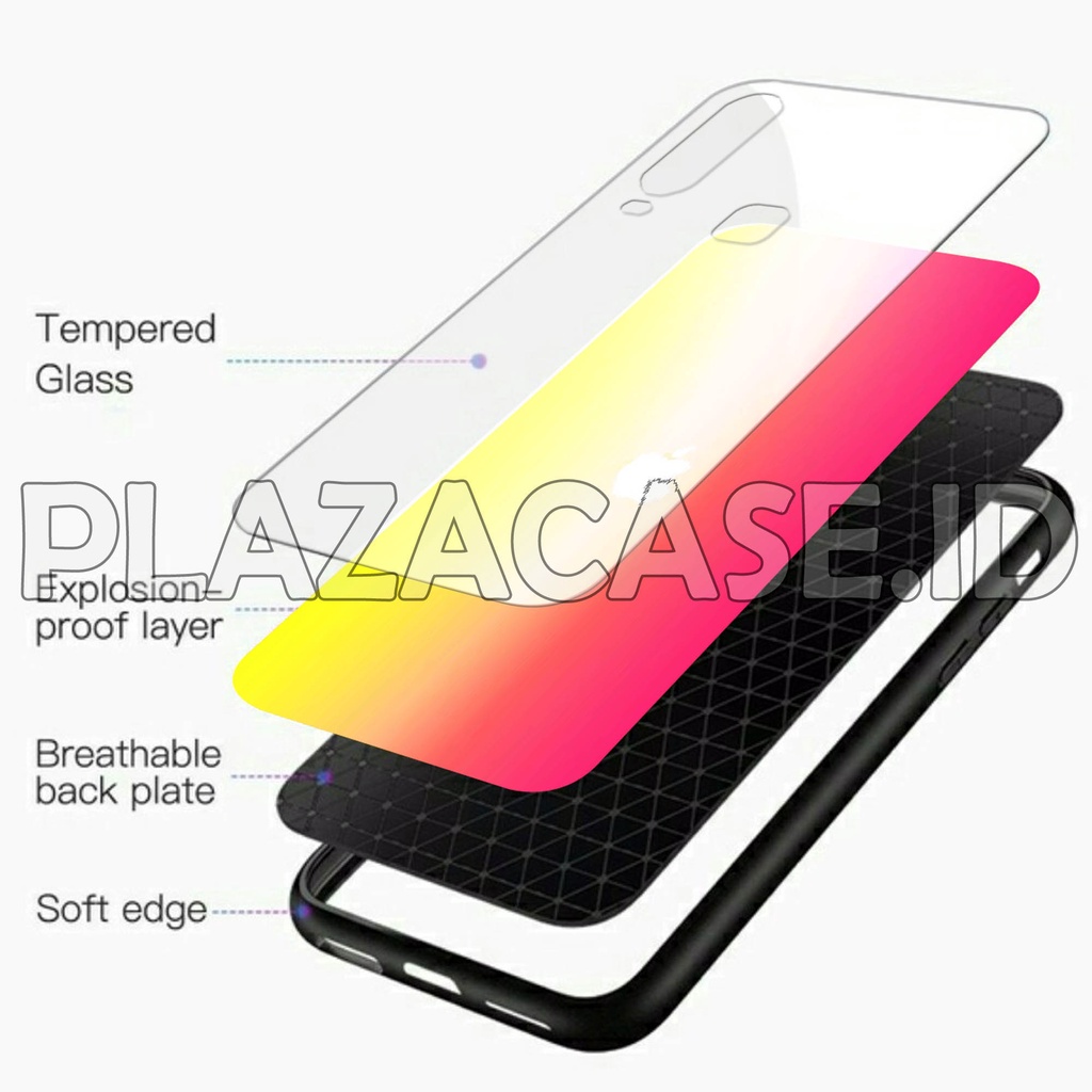 [K08] Soft Case Glass OPPO A5 A9 2020 RENO 2F  A37 A3S A5S A7 A71 A83 A3S A1K F1S F3 F5 F11