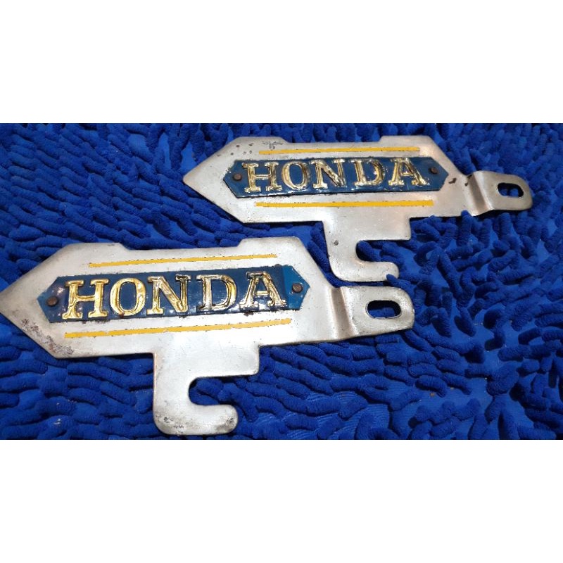 EMBLEM PEMANIS VARIASI FOSTEP FOOTSTEP SWING ARM BELAKANG HONDA C50 C70 C90 CB100 CB125 GL100 GL125 