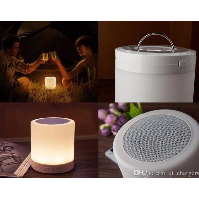Lampu Speaker Bluetooth + Radio Touchscreen Lamp Emergency Hott Promo