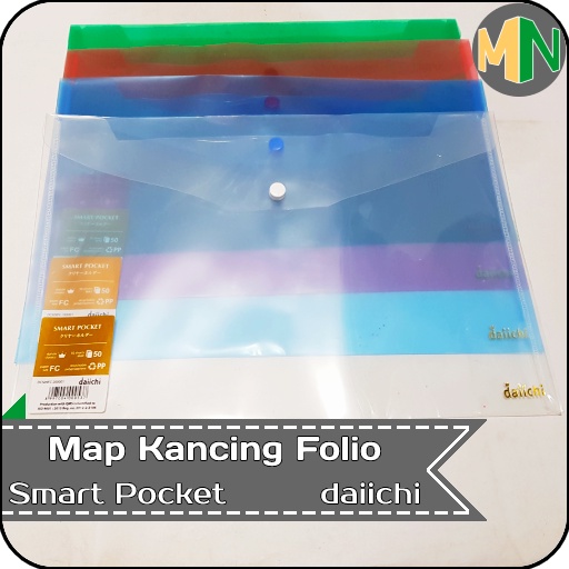 

Map Kancing Plastik Smart Pocket Folio daiichi